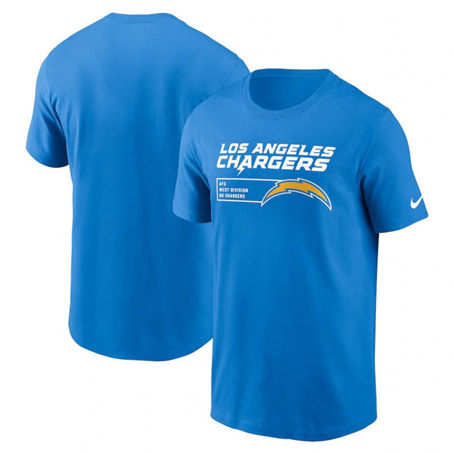 Men's Los Angeles Chargers Blue Division Essential T-Shirt